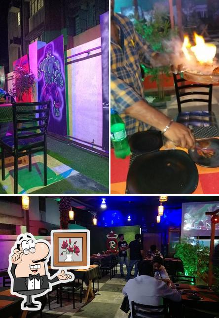The interior of Hotel Royal Palms Resto and bar