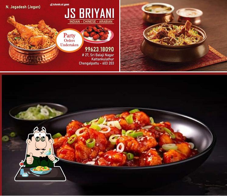 Food at JS Biryani