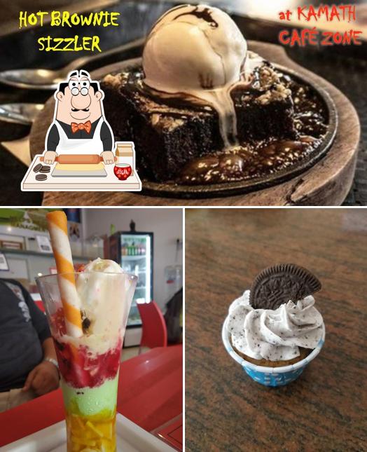 Kamath Cafe Zone serves a variety of desserts