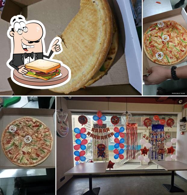 Grilled cheese sandwich at La pino'z pizza Sevasi