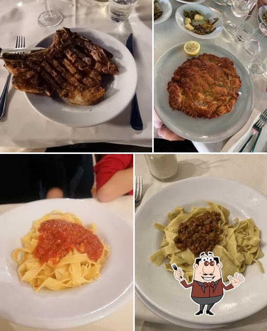 Tagliatelle al Trattoria alla scaletta