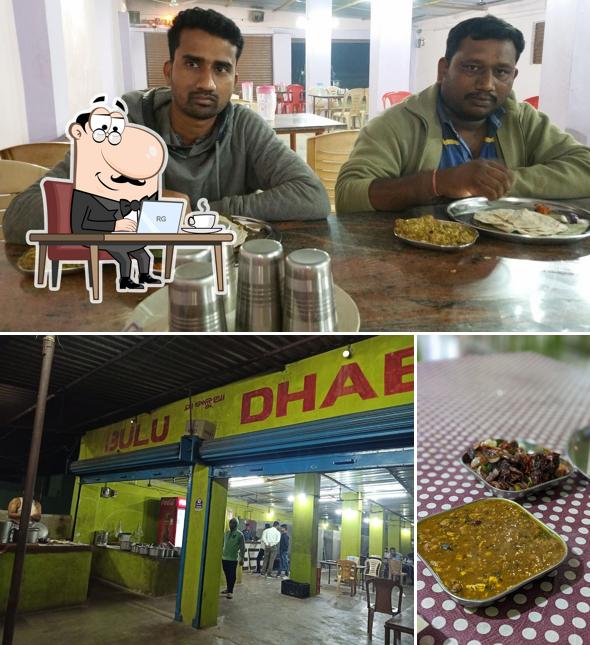 The interior of Bulu Dhaba