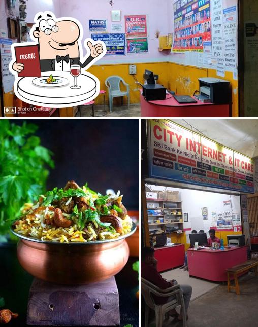 This is the photo displaying food and interior at CITY INTERNET