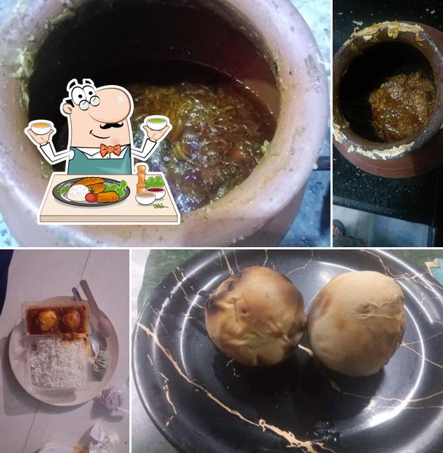 Food at Champaran Handi Expess