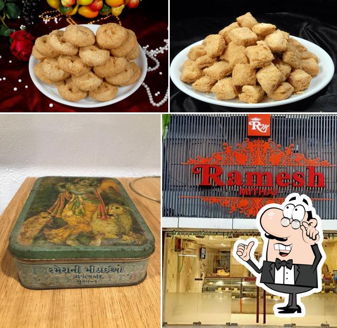 The interior of Ramesh Mithai