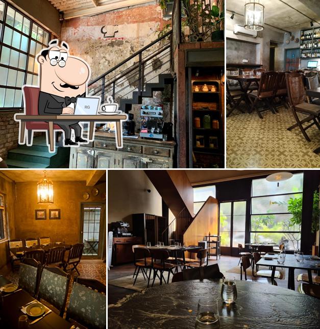 The interior of Pali Village Café