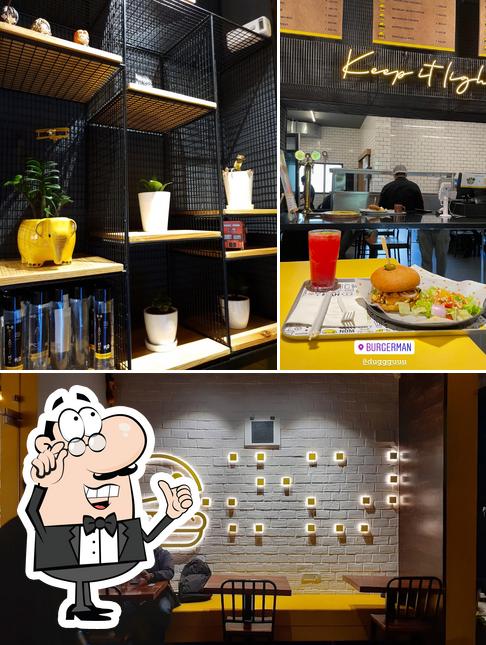 The interior of BurgerMan