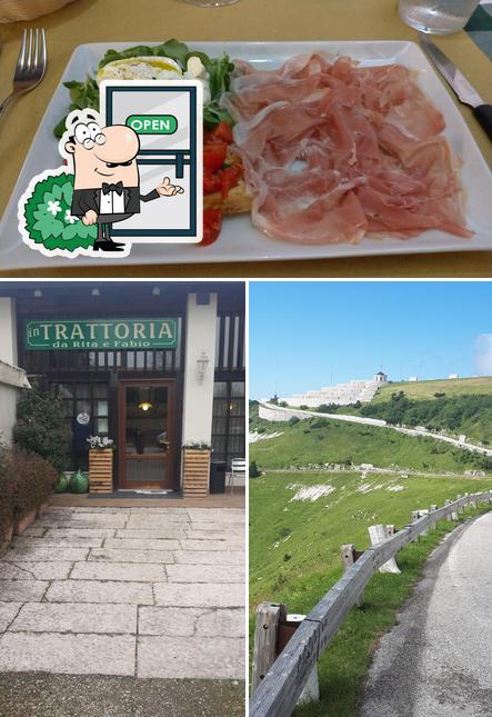 In Trattoria da Rita e Fabio si caratterizza per la esterno e cibo