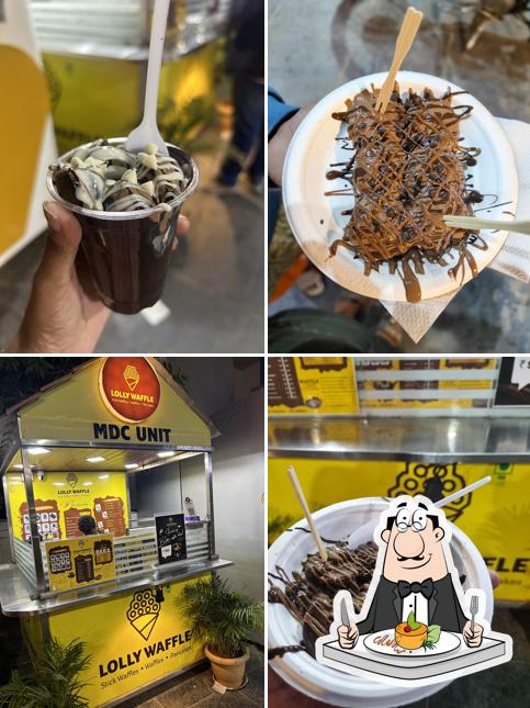 Food at Lolly waffle