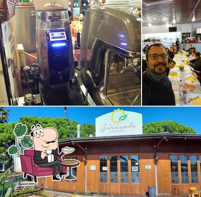 Dai un'occhiata agli interni di Girasole Pizza & Griglia