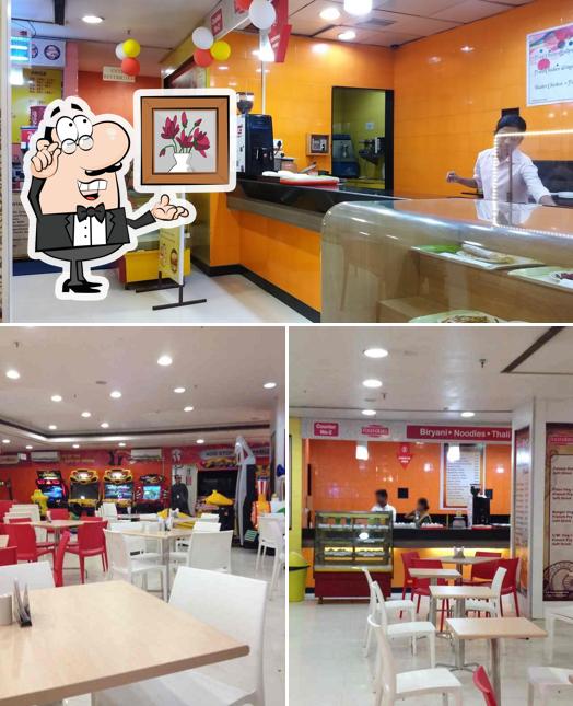 Take a seat at one of the tables at Spice-n-Ice