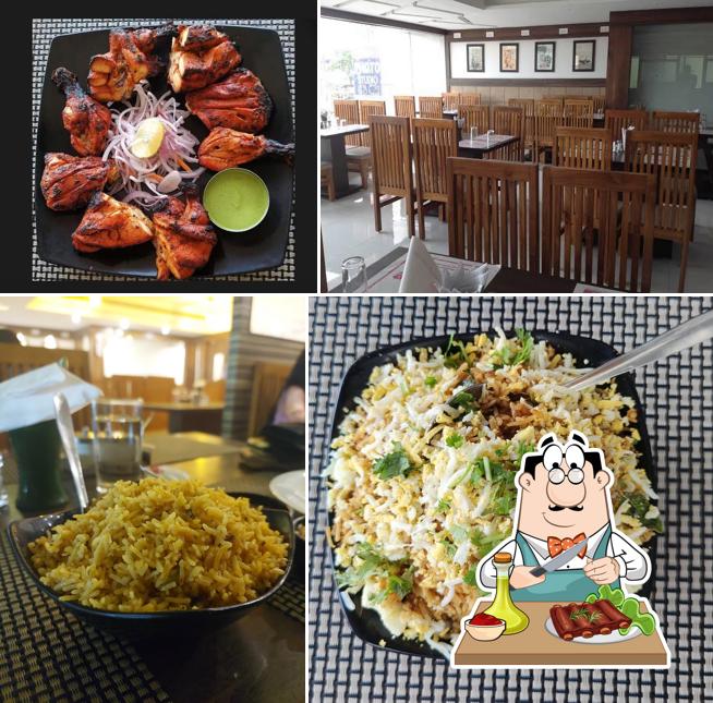 Order meat meals at Al Barack Restaurant