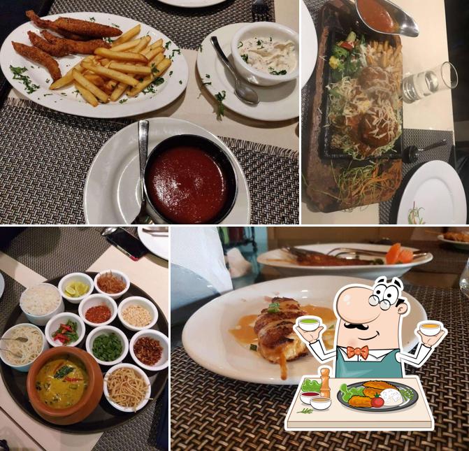 Food at Flavors Restaurant