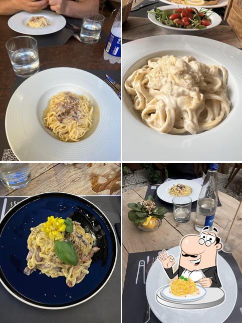Spaghetti alla carbonara al Alè Ristorante Pizzeria