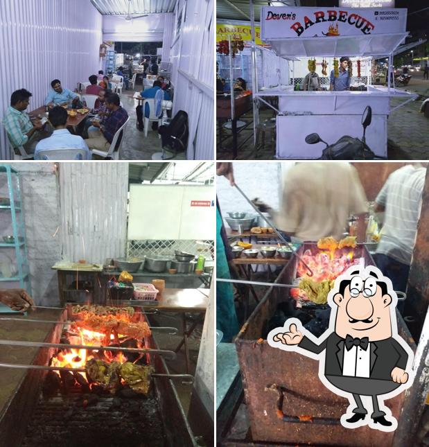 The interior of Deven's Barbecue The Real Taste