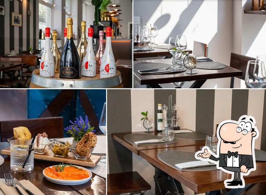 Gli interni di Fule Fish&Wine Al cortiletto Pescheria Busto Arsizio