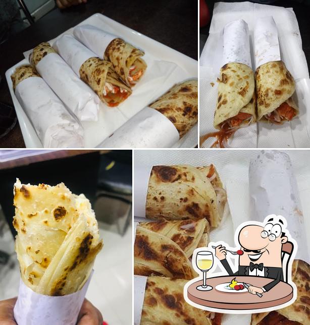 Meals at Hot fresh chicken roll