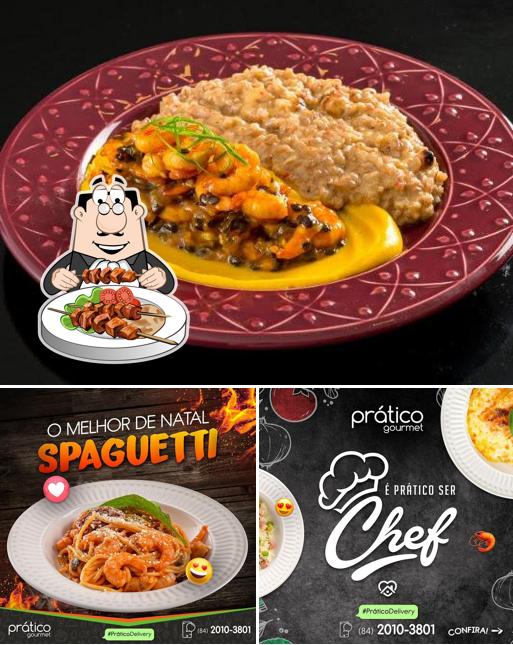 Comida em Restaurante Prático Gourmet