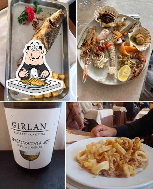 Ristorante Antica Vittorio La Rustica serve un menu per gli amanti dei piatti di mare
