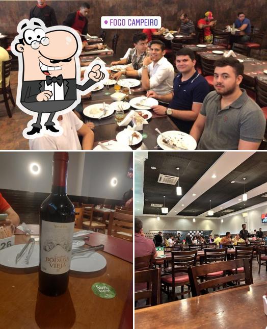O interior do Top Grill Cariri