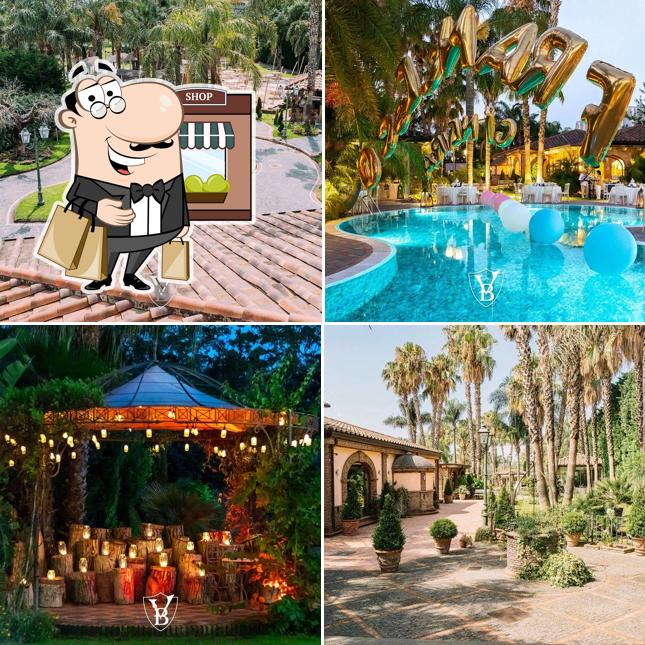 Goditi la vista dall'area esterna di Villa di Bacco