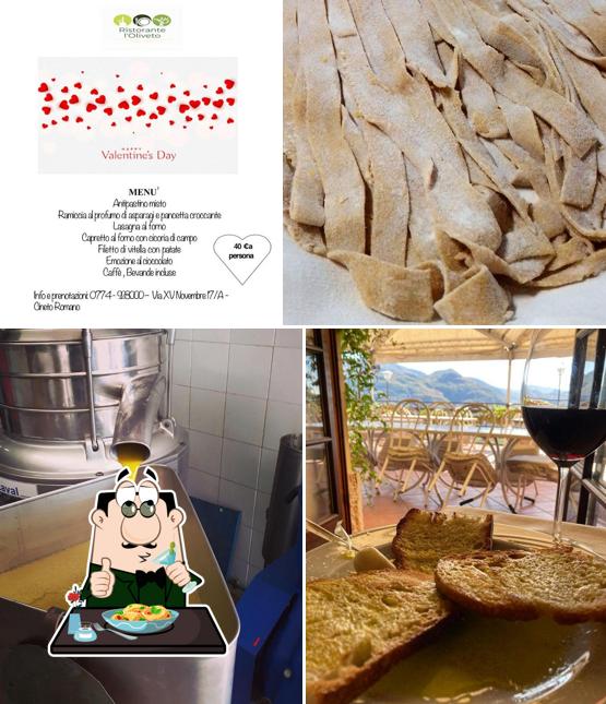 Platti al Ristorante Pensione L'Oliveto