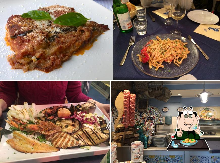 Platti al Trattoria Da Adriano