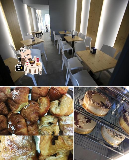 Questa è la foto che presenta la cibo e interni di Gelateria Bar Manuel