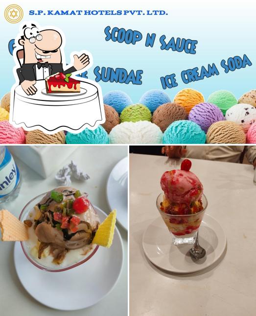 Kamat Restaurant serves a number of desserts