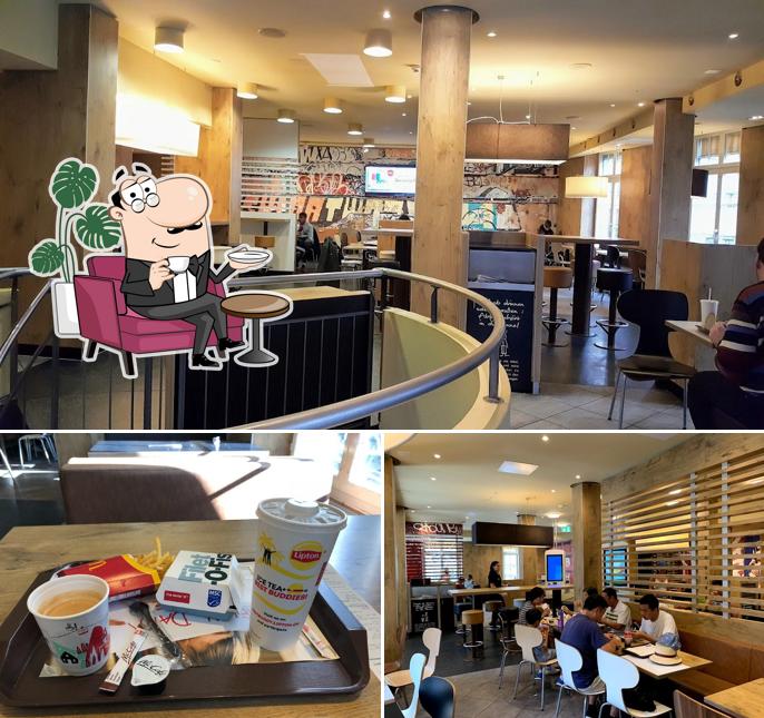 Gli interni di McDonald’s