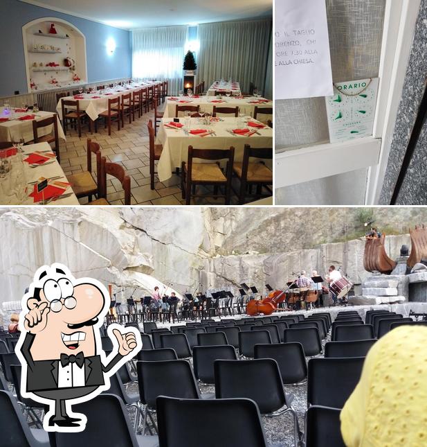 Gli interni di Trattoria Isola Di Broggio Barbara