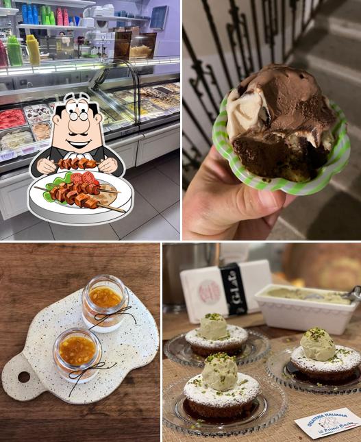 Platti al Gelateria Giacomino