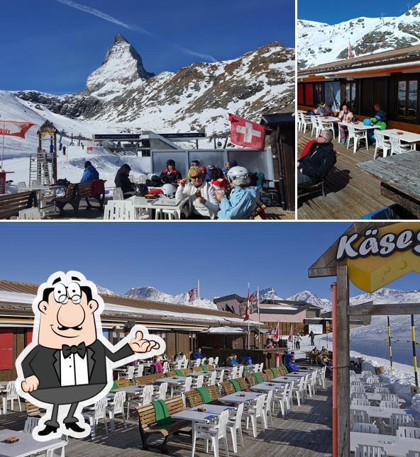 Gli interni di Käsestube Furgg