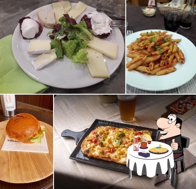 Piatto di formaggi al L' Anfora