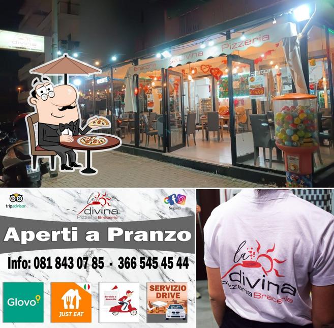 Gli esterni di La Divina Pizzeria Braceria