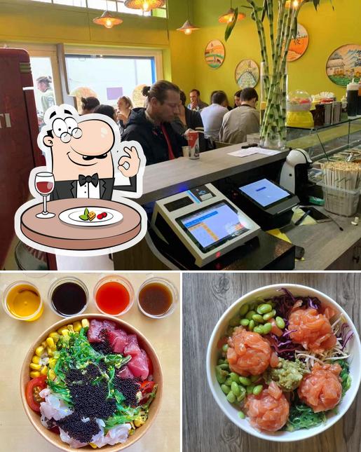 La foto di cibo e interni da Poke Fujiyama