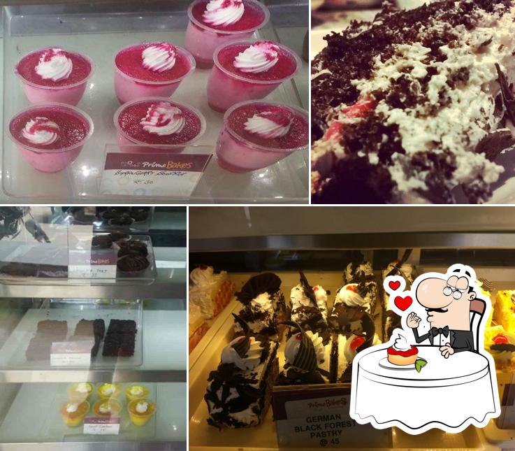 Prime Bakes serves a selection of desserts