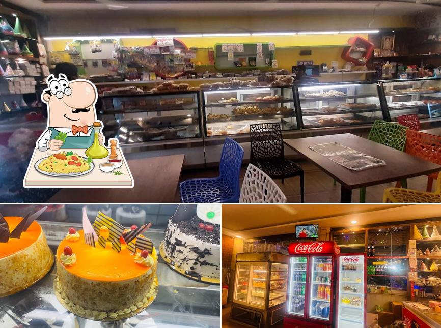 Take a look at the picture showing food and interior at Sree Tipsi Topsi Bakers