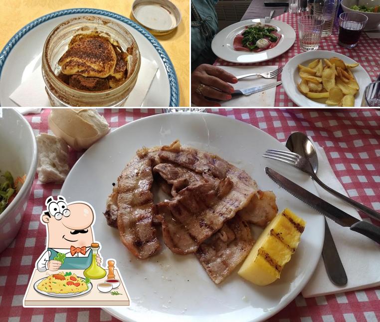 Cibo al Trattoria Capitello Della Cocca