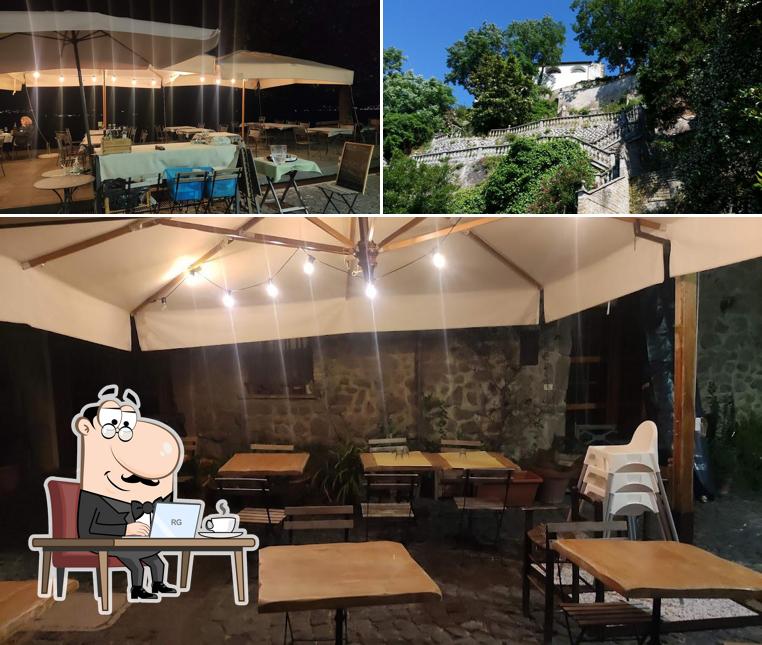 Questa è la foto che raffigura la interni e esterno di Ristorante La Nepitella