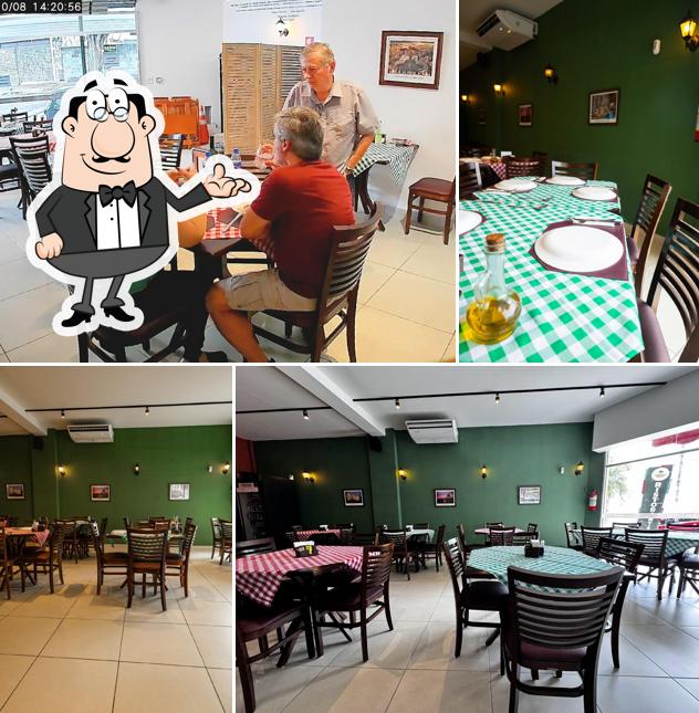 O interior do Verttoni Restaurante Italiano