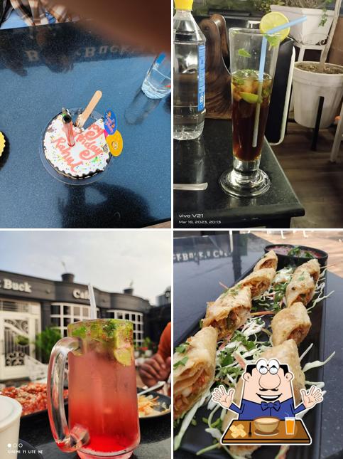 Food at The Black Buck Cafe