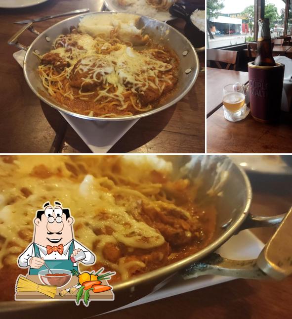 Esparguete à bolonhesa em Restaurante Carneiro do Ordones Jovita