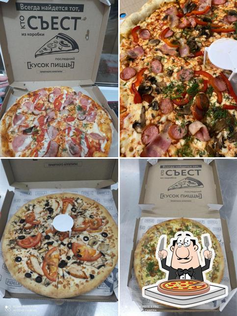 Choisissez des pizzas à Fidele