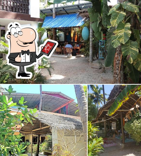 You can get some fresh air at the outside area of Mad about Coco - Yoga & Beach Retreat