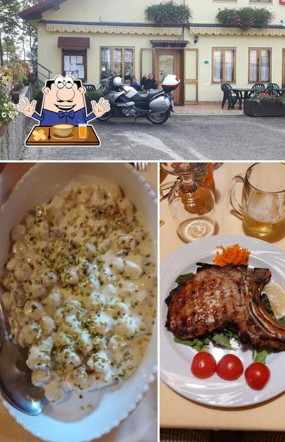 Cibo al Hotel Ristorante Chiosco Alpino