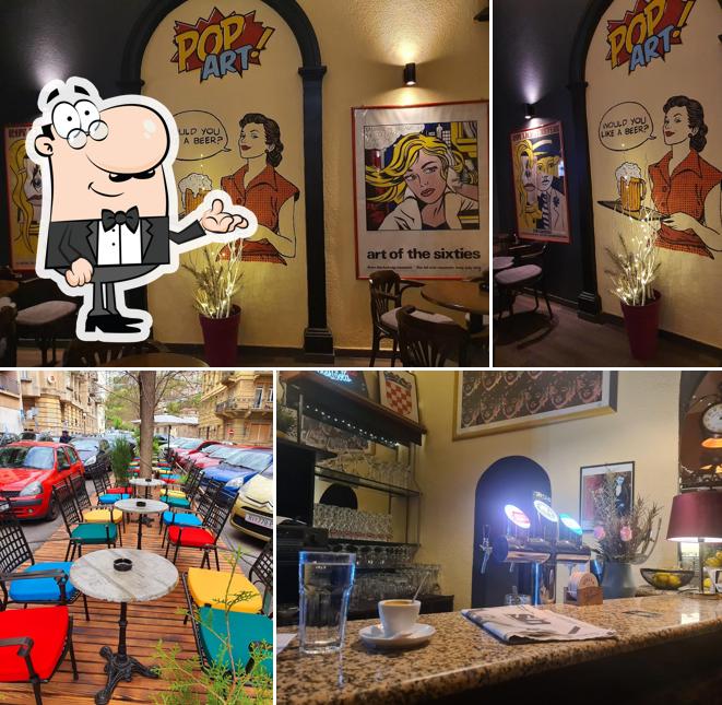 Gli interni di Pop Art Club