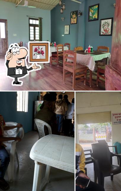 Among different things one can find interior and dining table at Cafe 8th BN SAF