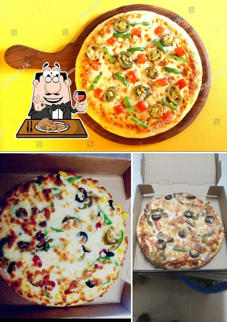Get pizza at A-One Pizza & Cafe