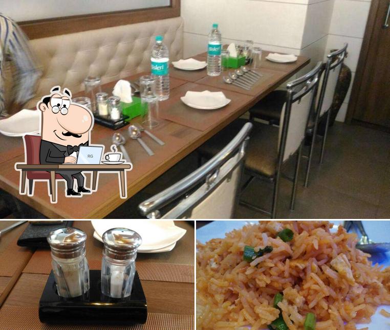 The picture of Coconut Curry’s interior and food